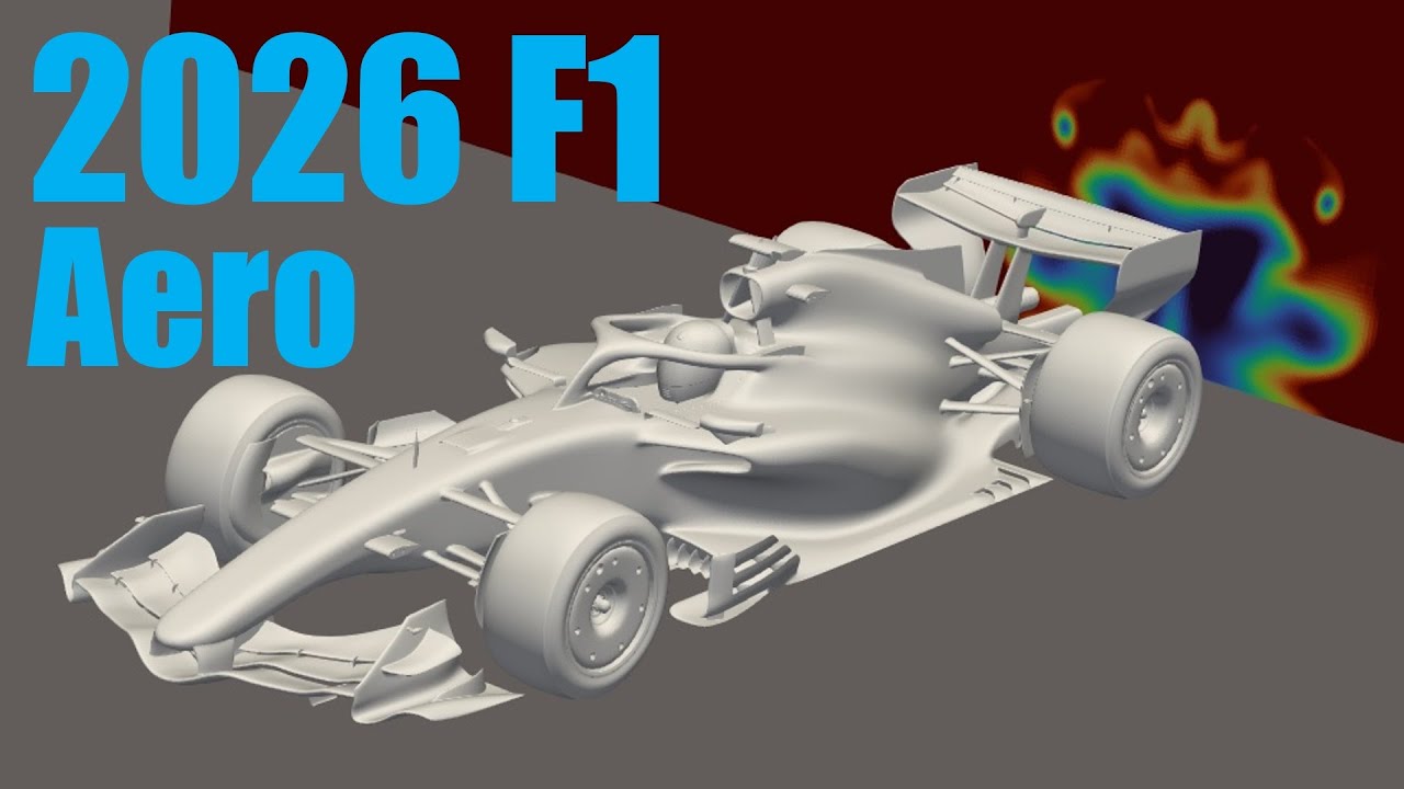 F1 2026 - Аэродинамика (комплексное CFD-моделирование)