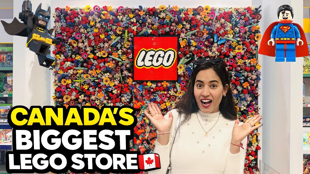 Exploring Canada’s Largest LEGO toys Store 😍🇨🇦 | West Edmonton Mall Vlog 