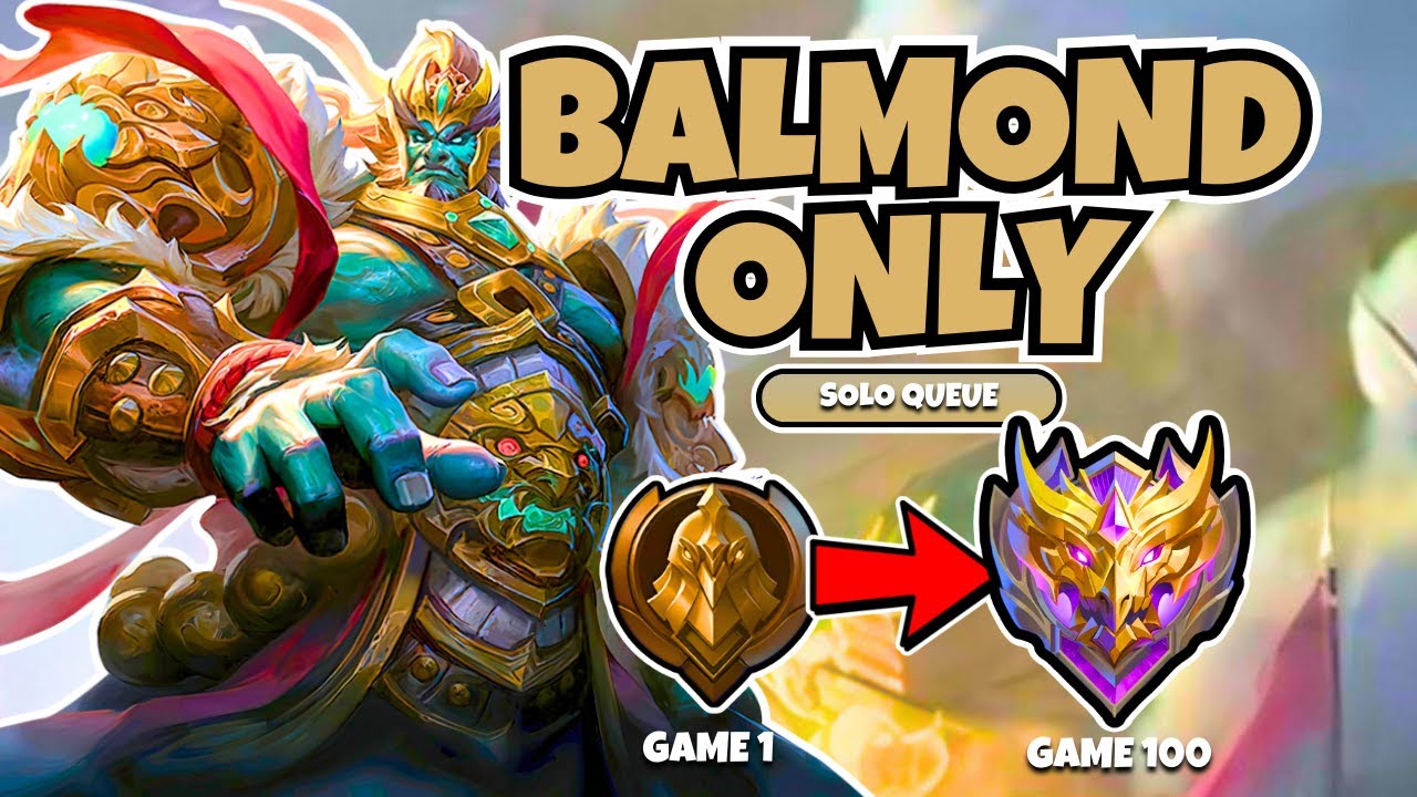 I played BALMOND ONLY from WARRIOR TO MYTHIC
