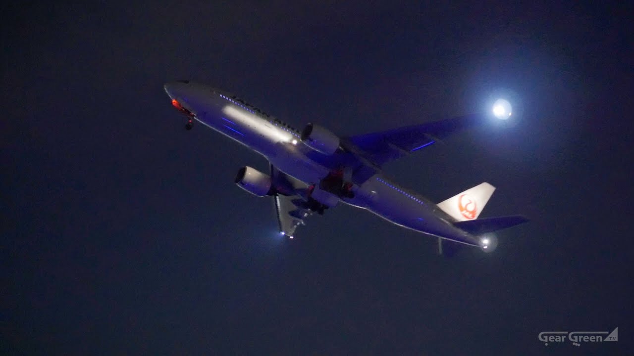 夜の福岡空港 離陸 Night Departures @ Fukuoka Airport [20150919]