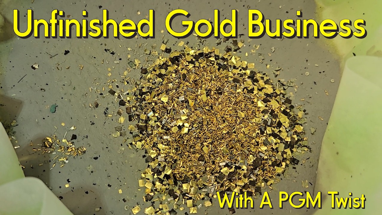 Unfinished Gold Business: Relay Contacts  #silver #goldbullion  #bullion #experiment #gold