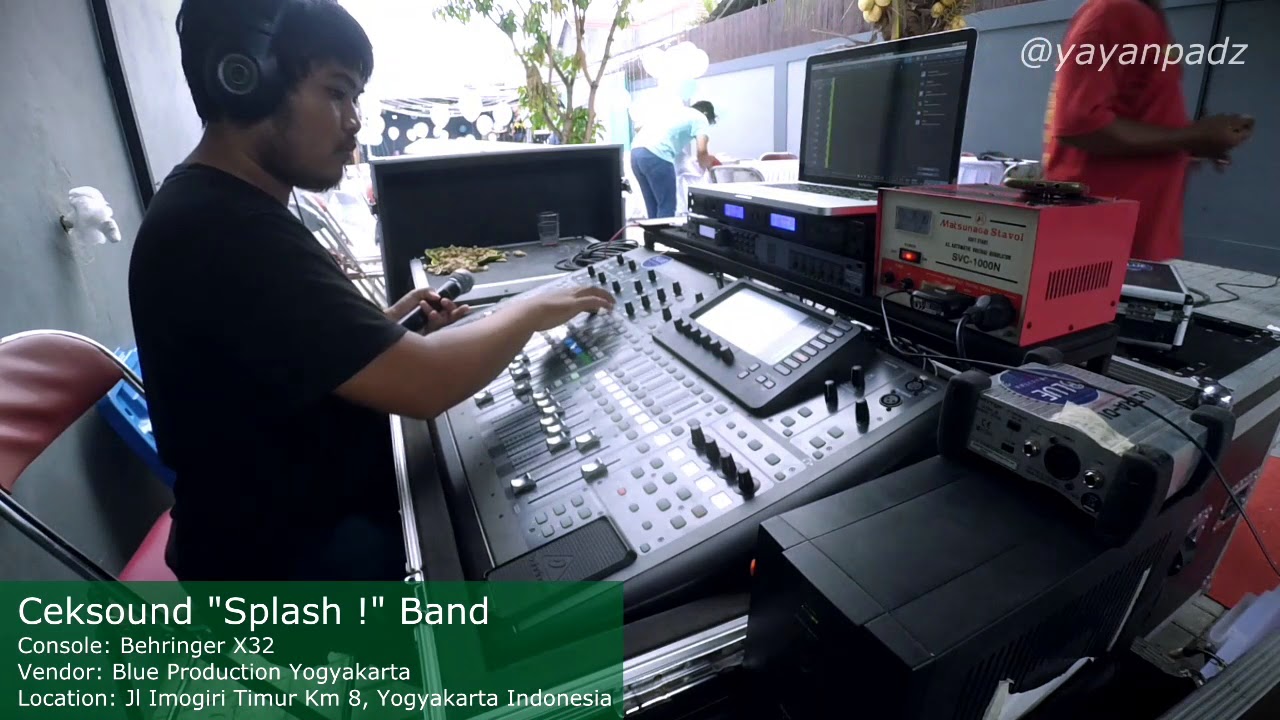 Cek Sound test lagu sayang pake Mixer Digital Behringer x32