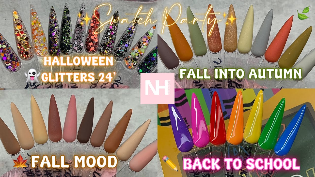 SWATCH PARTY 🥰 SWATCH HAUSE’S NEW FALL COLLECTIONS WITH ME ✨🌈🍁🍂👻🕸️