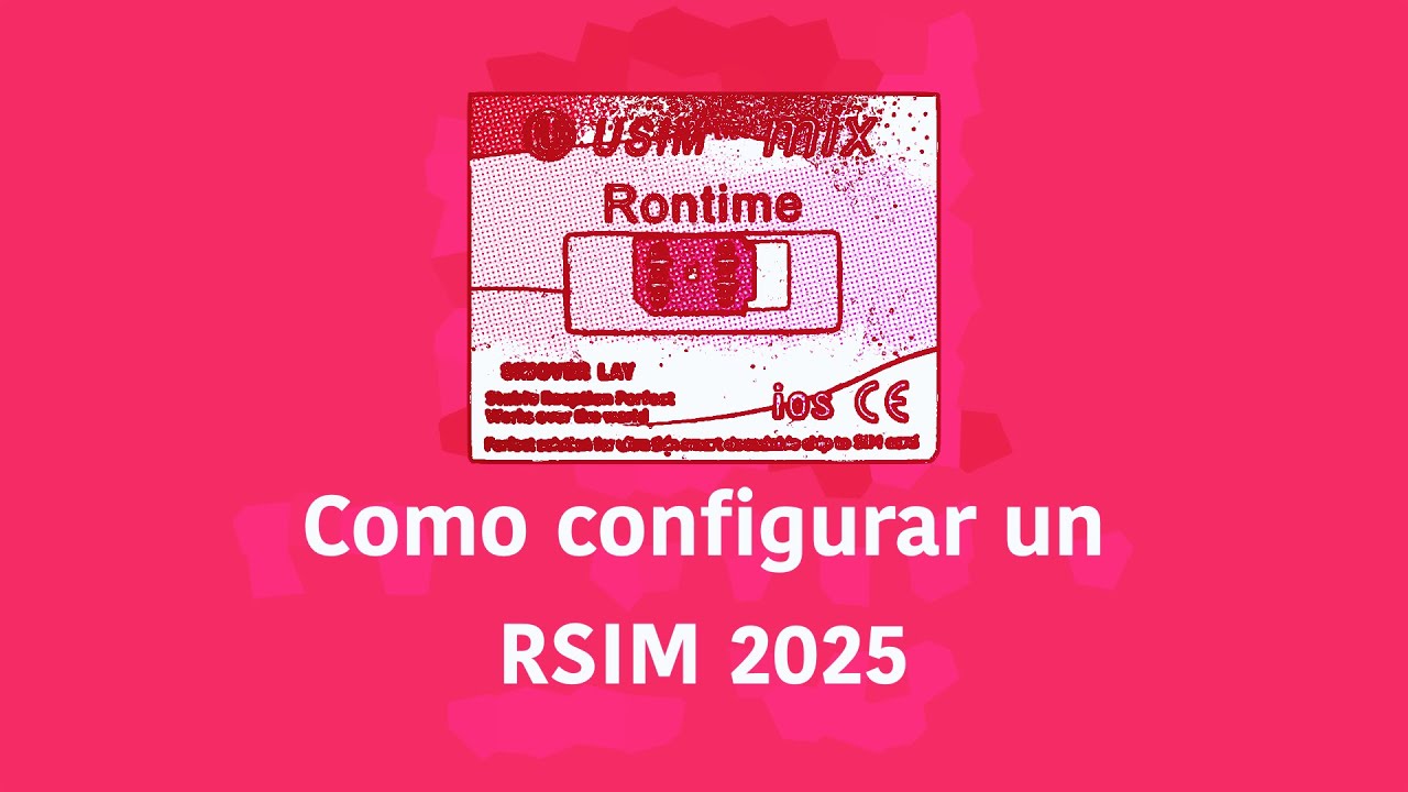 Como configurar RSIM 2025 Liberar iPhone (Cualquier iOS)