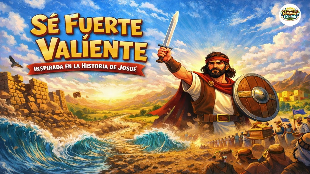 Josue: Sé fuerte y valiente | Historia Bíblica Familiar 🎶