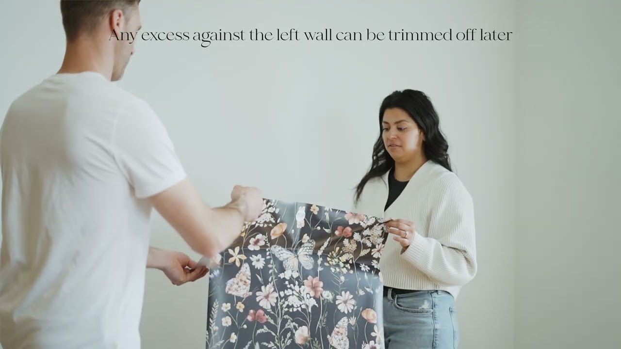 How to Install Peel and Stick Wallpaper