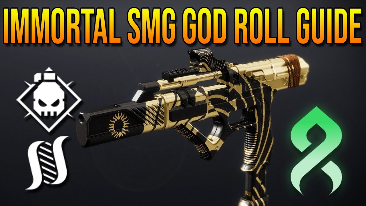 NEW IMMORTAL SMG GOD ROLL GUIDE! BEST WEAPON IN LIGHTFALL (Destiny 2 Lightfall)