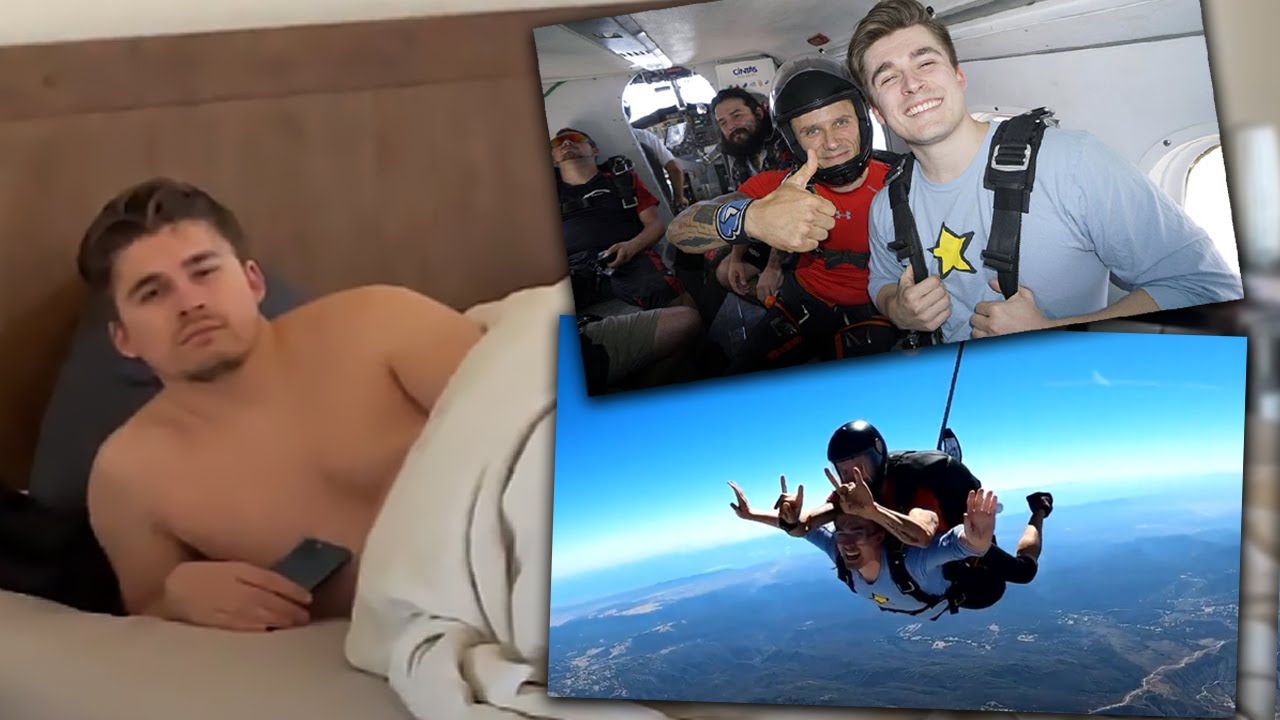 How I got my boyfriend to jump out of a plane