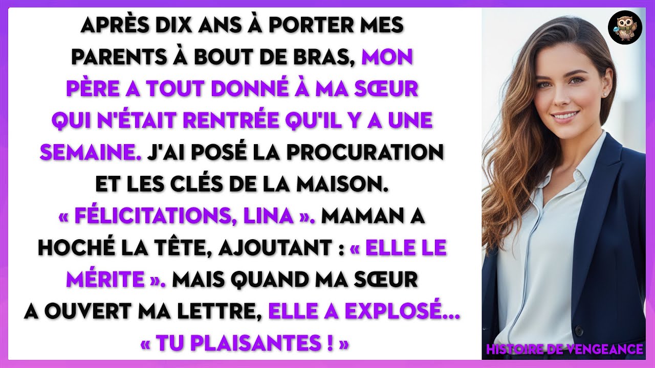 Mes Parents Ont Préféré Ma Sœur, Jusqu'à Ce Que Ma Lettre La Fasse Crier : « Tu Plaisantes ! »