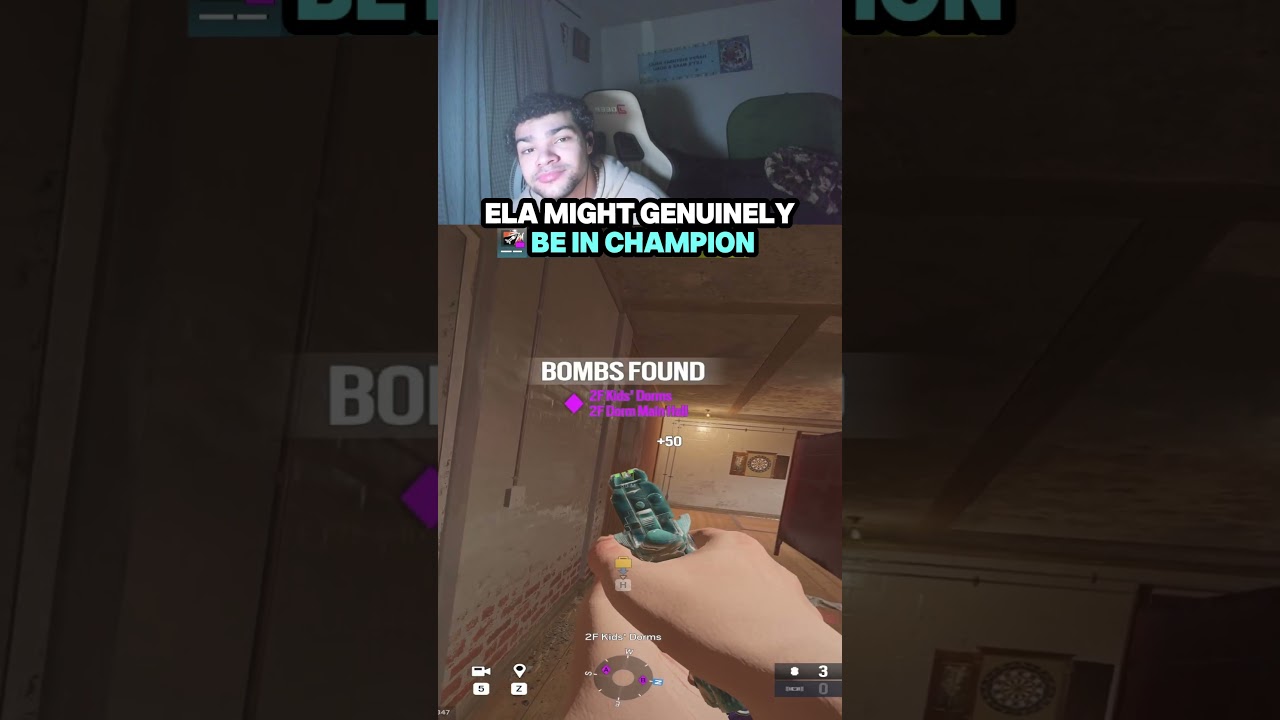 Эла, возможно, действительно станет чемпионкой! #r6 #r6siege #r6clips #rainbow6siege