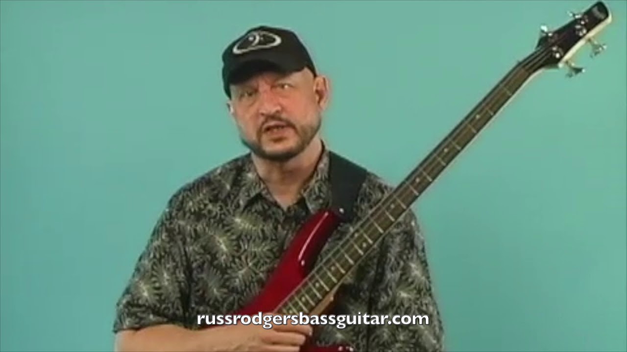 Online Bass lesson Classic Rock Bass line