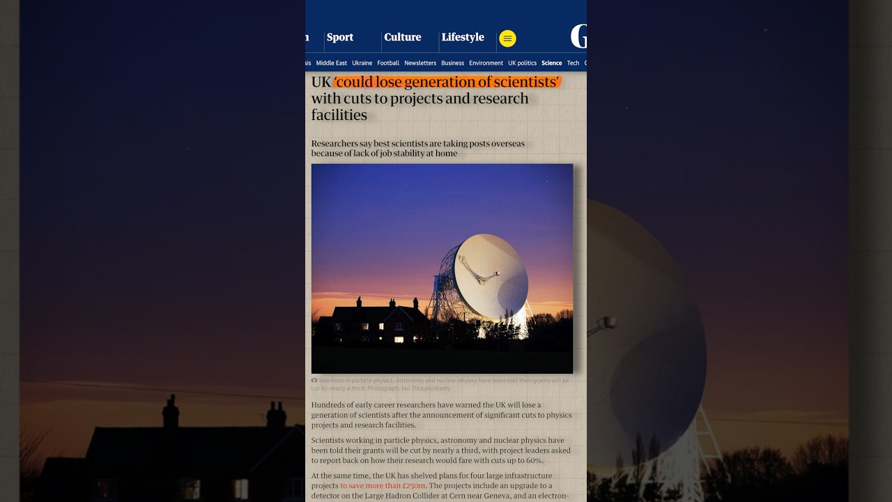 Drastic cuts proposed to UK astronomy research funding