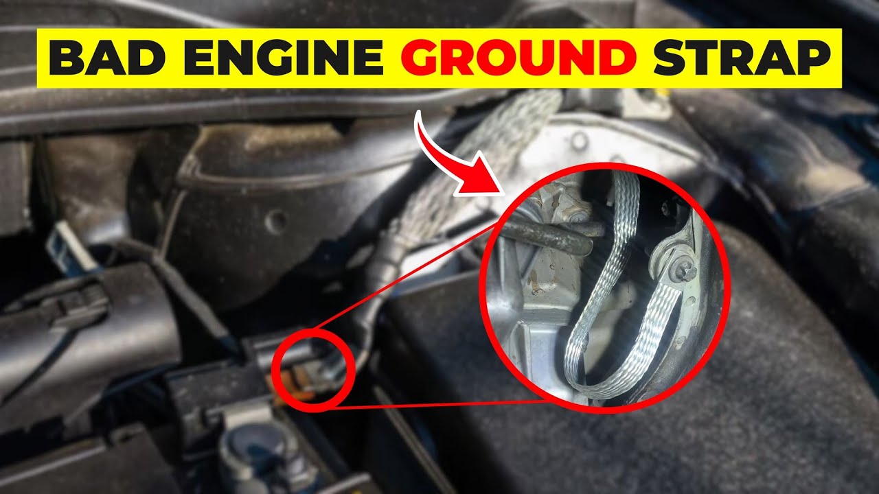 8 SYMPTOMS of a Bad Car Negative Battery Cable | Signs Engine Ground Strap is Faulty