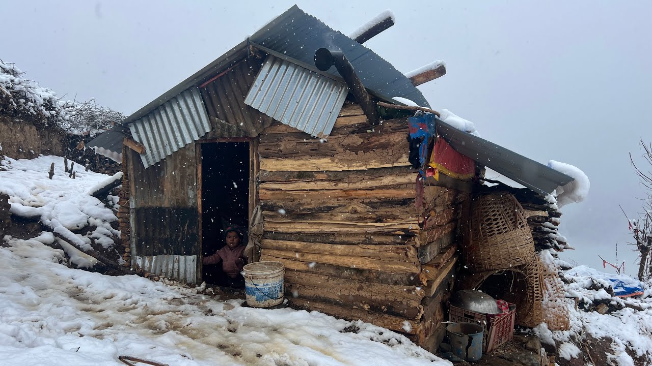 Very Tough Lifestyle in Mountain Village | Peaceful and Relaxing Shepherd Life into Cave | IamSuman