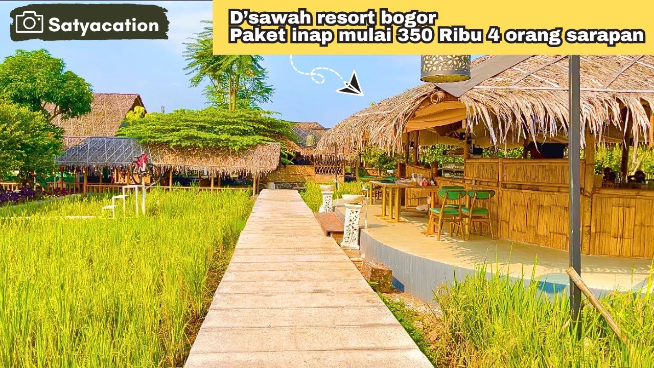 Promo menginap mulai 350 Ribuan ⁉️ || D’sawah Resort Bogor