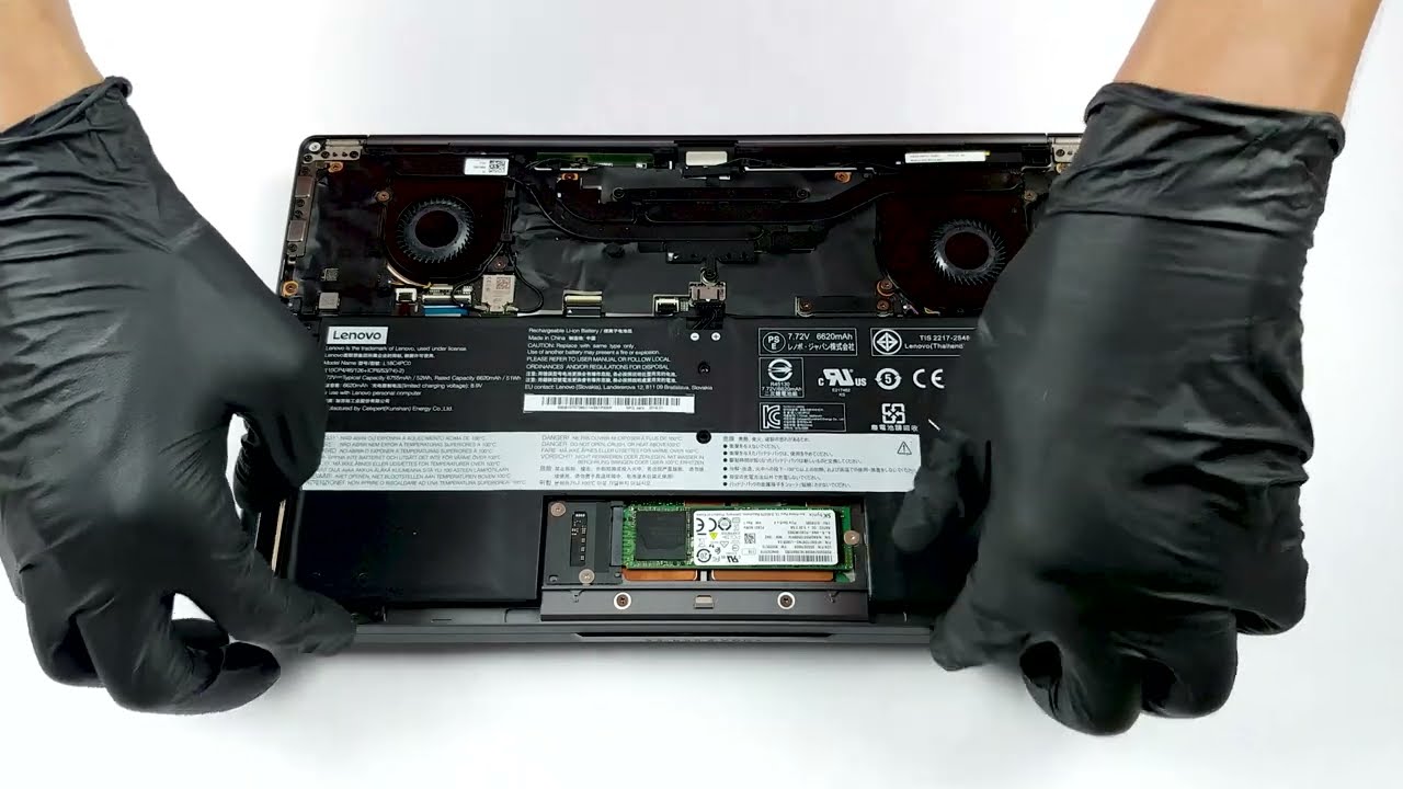 Lenovo Ideapad S940 - disassembly and upgrade options