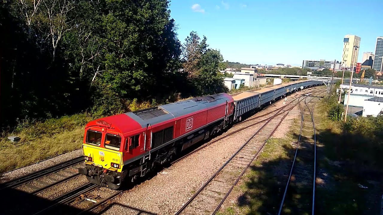 66021 arriving at Woking with sand from Angerstein Wharf, on 06/10/21