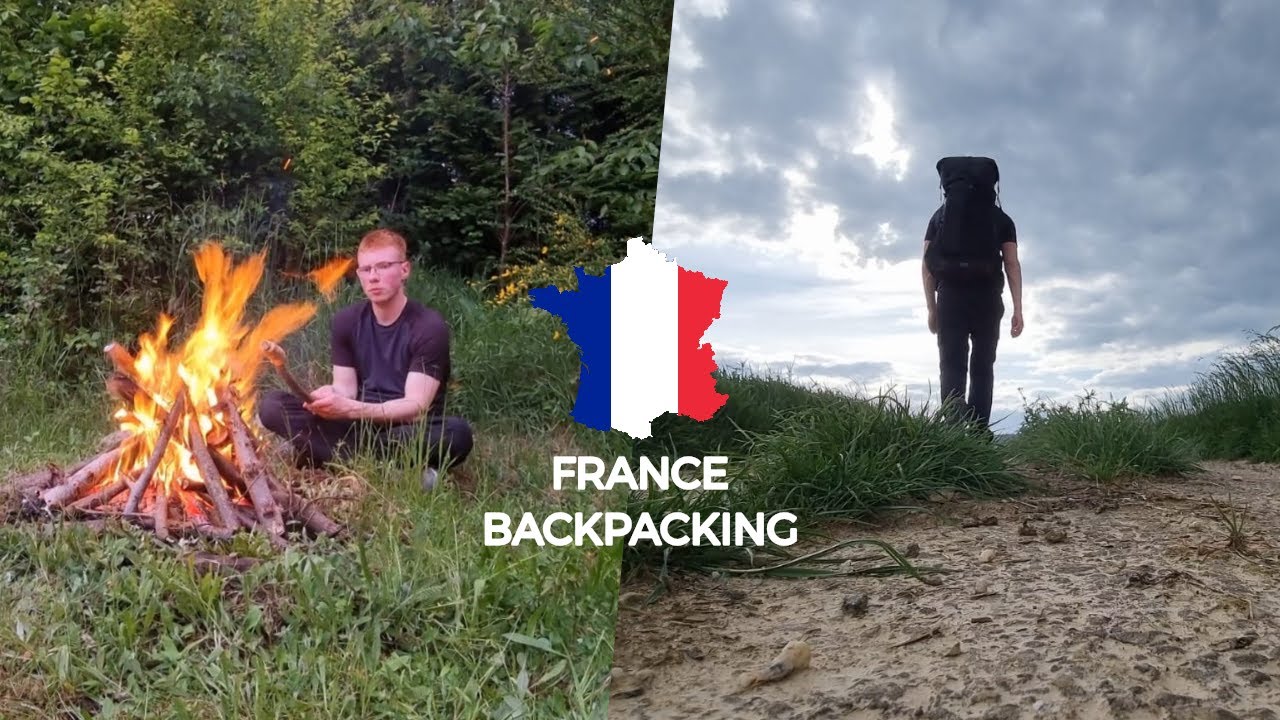 Wandern und Lagerfeuer machen in Frankreich | Solo Backpacking