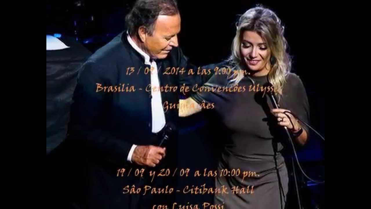 JULIO IGLESIAS  Gira  Brasil 2014
