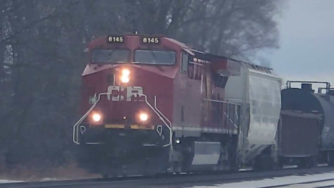 Train 240 Pulling 178 Cars Rolled Passed South Haven, MN