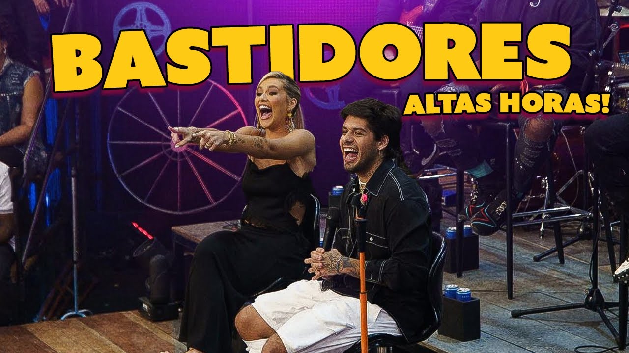 MOSTREI OS BASTIDORES DA NOSSA PARTICIPAÇÃO NO ALTAS HORAS!!