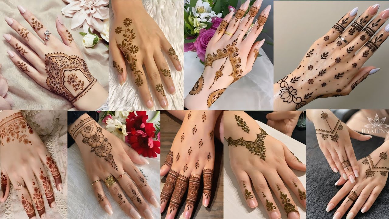 very simple mehndi design back hand / easy stylish mehndi design / mehndi design /mehndi / mehandi