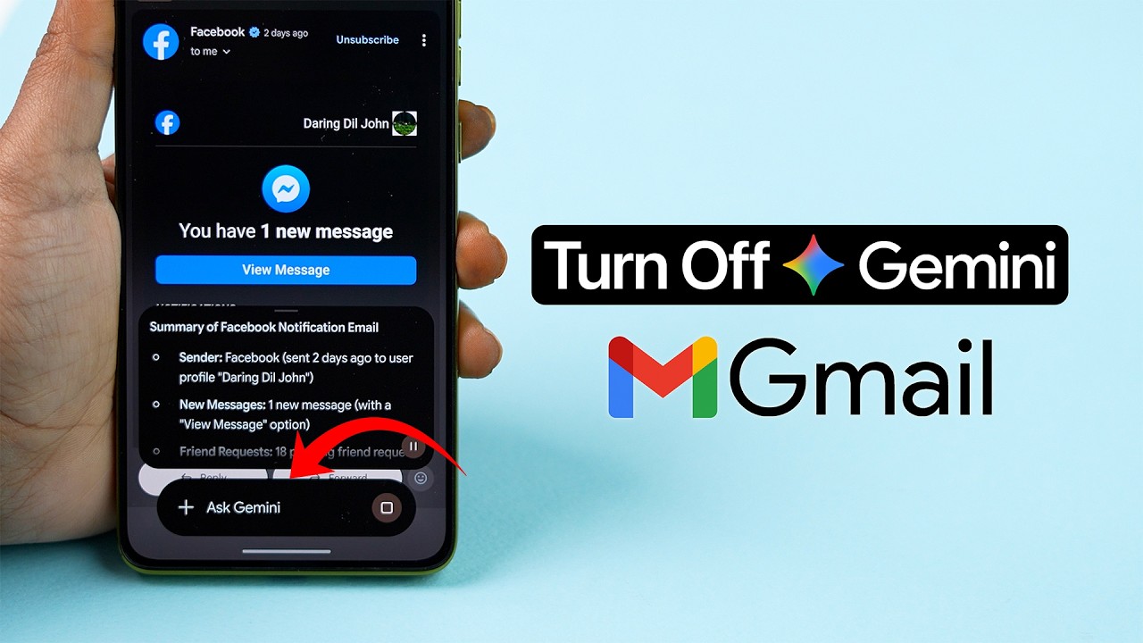#4816 Как отключить Gemini в приложении Gmail
