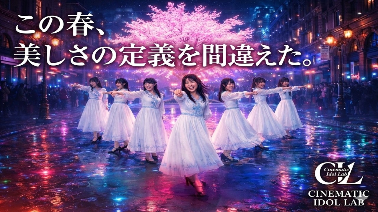 NEON SAKURA EURO NIGHT｜廃工場に舞う7人の日本人アイドル