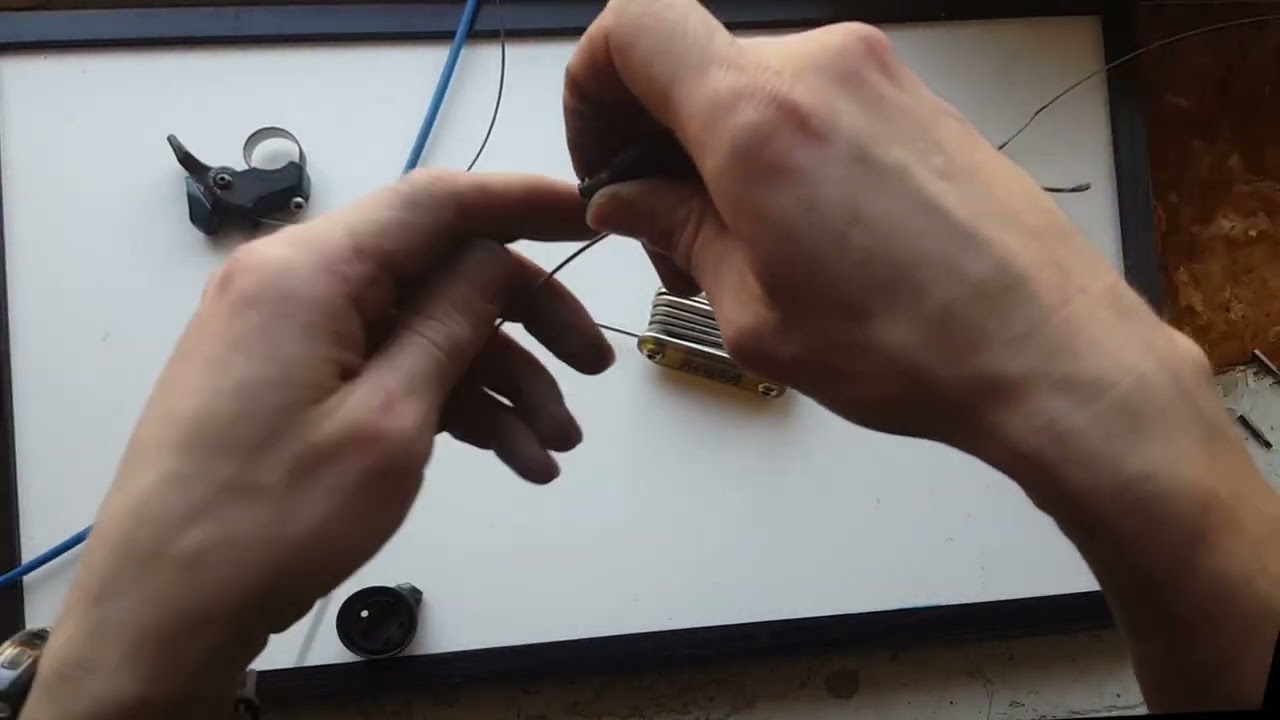 Замена троса/рубашки на манетке блокировки SR Suntour. Выносная манетка блокировки Suntour