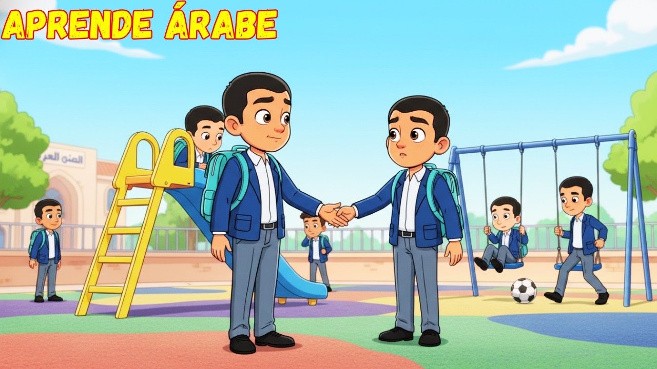 Aprende Árabe con Esta Historia | Primer Día de Escuela