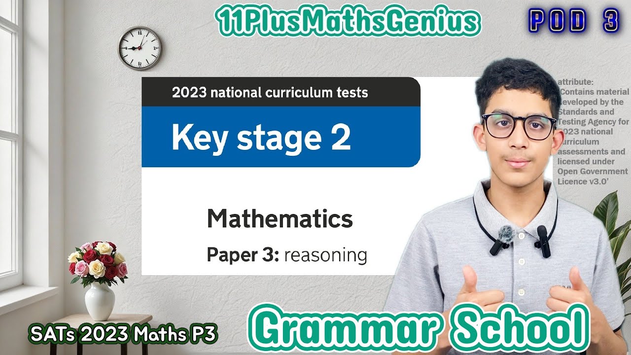 SATs P3 2023  11 Plus Maths Practice Grammar School Year7 Admission SATs #mathskills #education