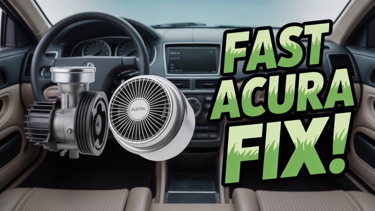 Fix Your 1999-2003 Acura TL Blower Motor FAST!