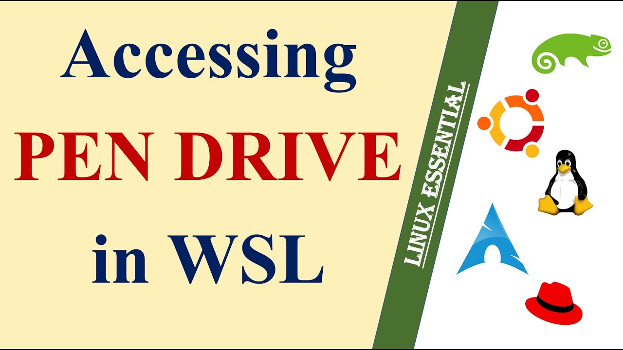 How to Access Pen Drive from Windows Sub-System for Linux