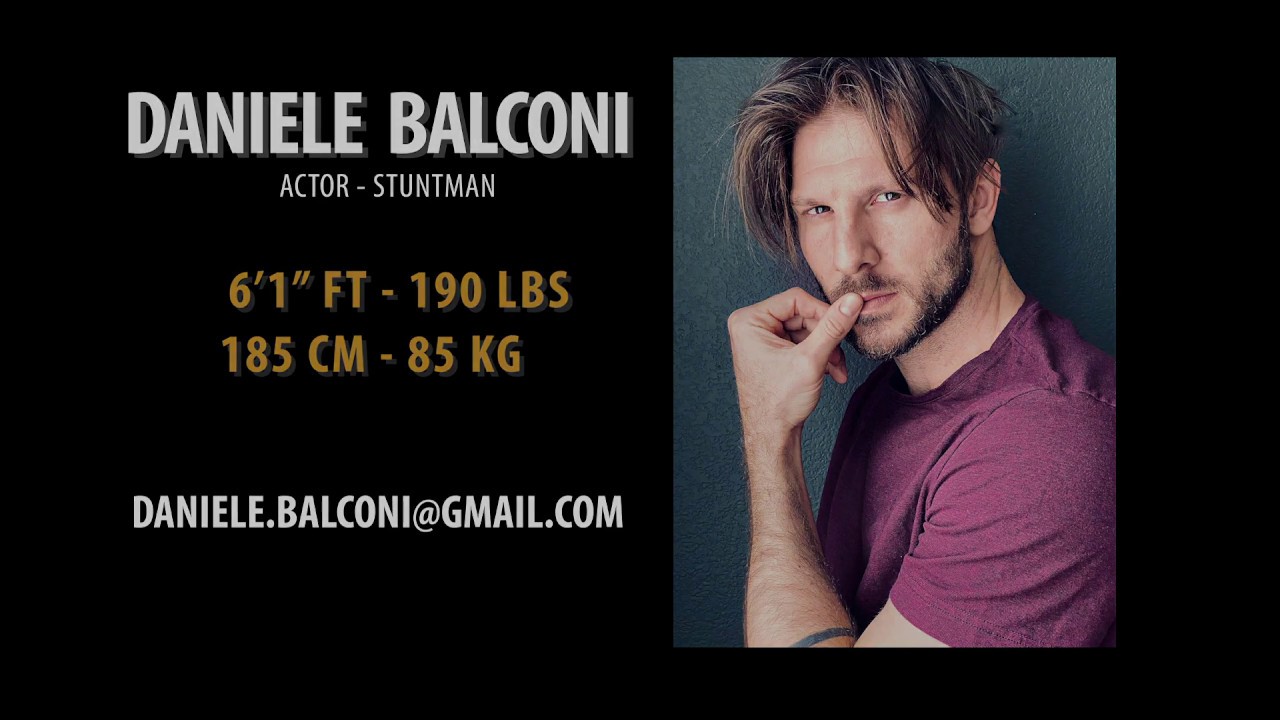Daniele Balconi - Stunt Reel 2020 - Stunt Milano