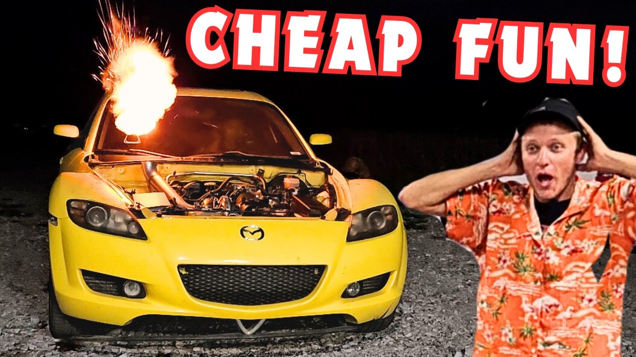 The Cheapest TURBO Rotary RX8 on the Planet Fires RIGHT UP!