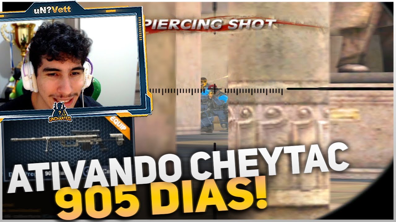 PB SEM LAG USANDO NOPING! ATIVEI A CHEYTAC DE 900 DIAS!