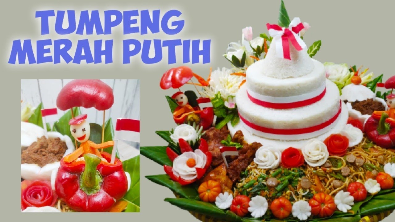 Tumpeng Nuansa Merah Putih