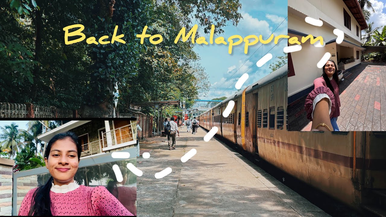 Traveling from Ernakulam to Malappuram | Home Journey Vlog 🚂
