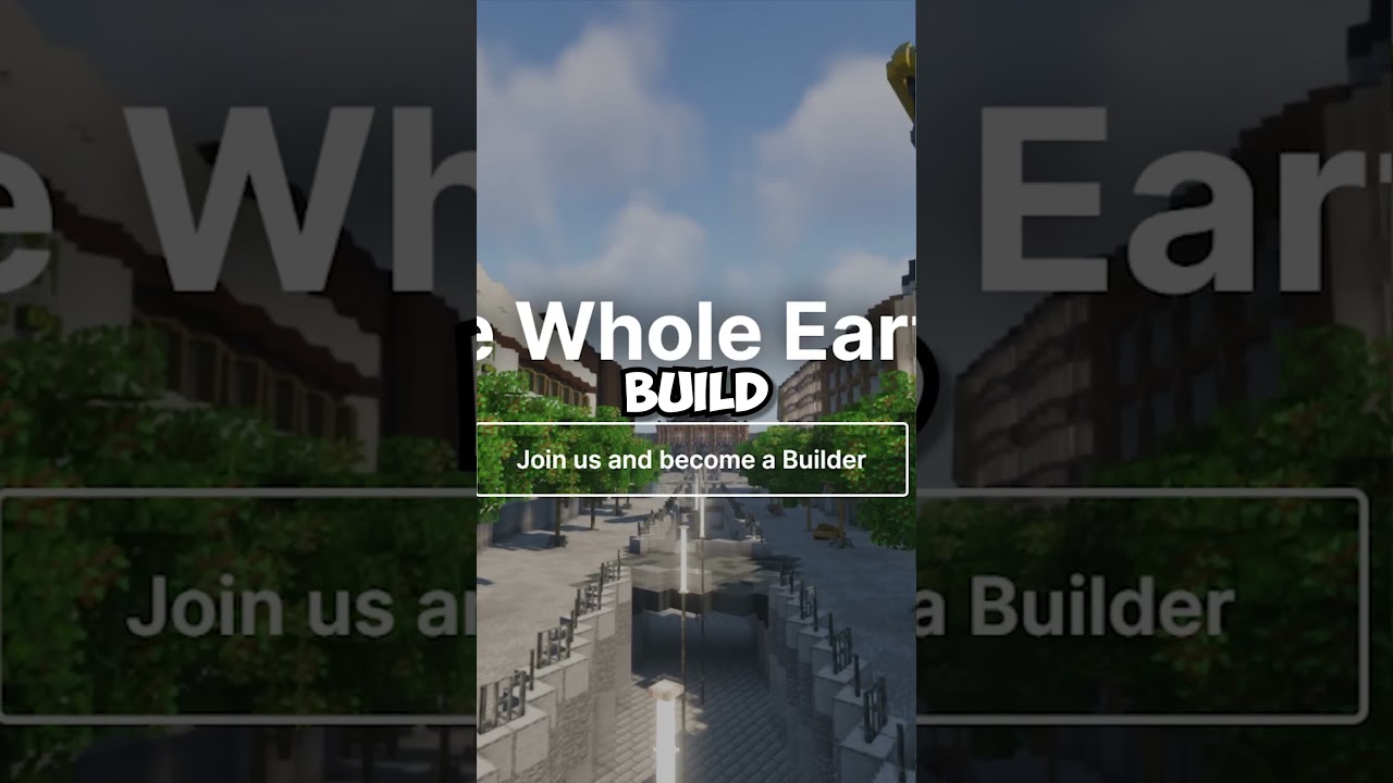 Recreating the Earth in 1:1 Scale in Minecraft