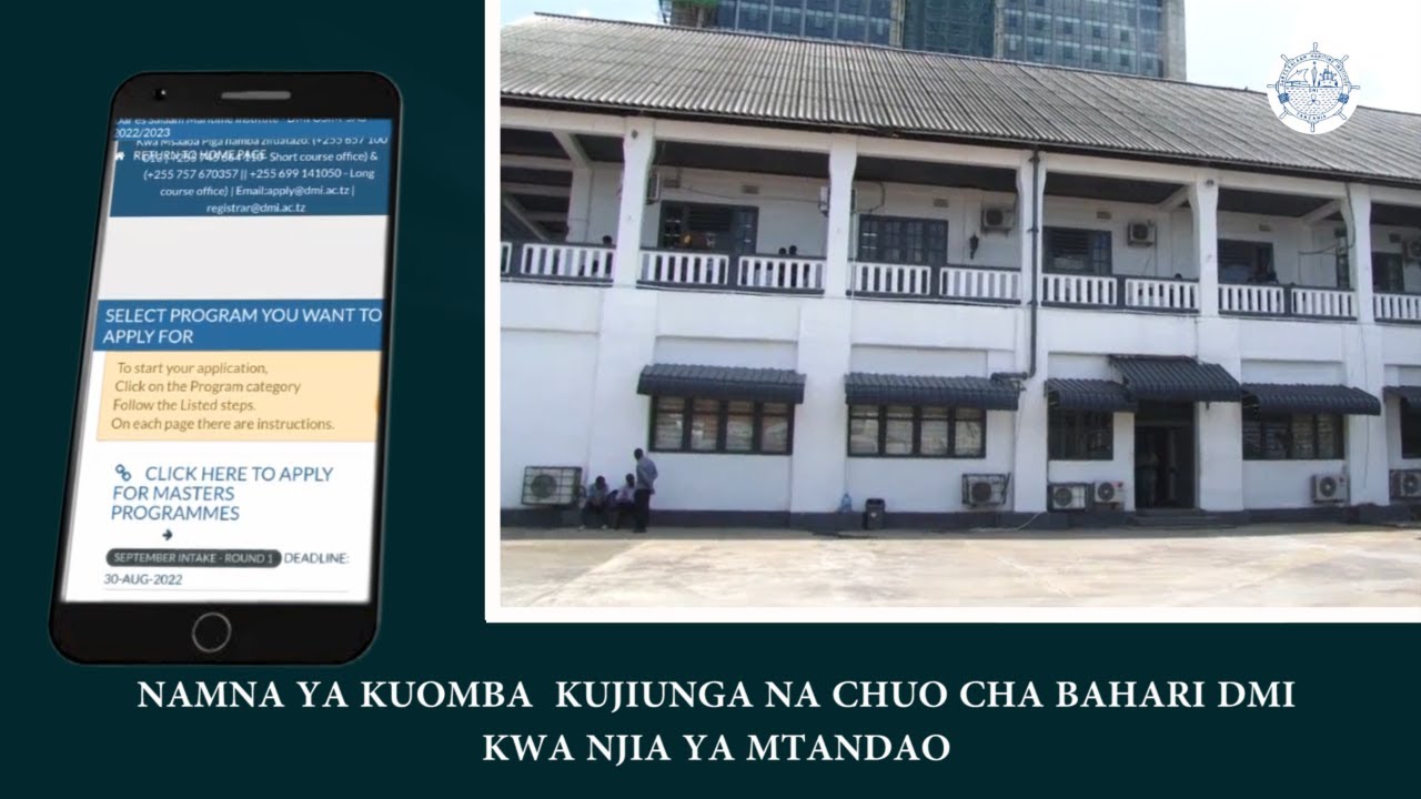 #HAYA HAYA KUMEKUCHA-TAZAMA NAMNA YA KUJIUNGA NA CHUO CHA BAHARI #DMI KWA WENYE NDOTO ZA  UBAHARIA