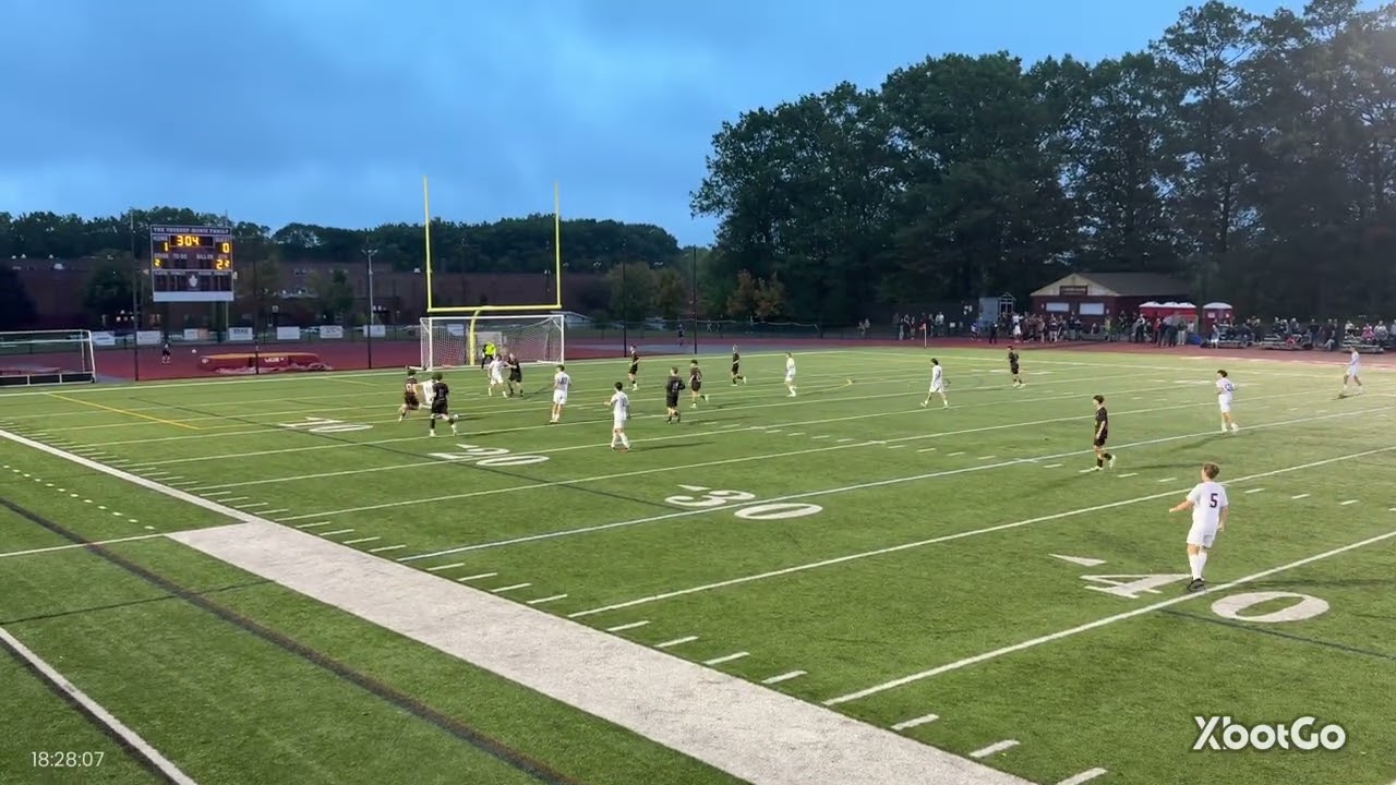 Josh low diving save to right 2025