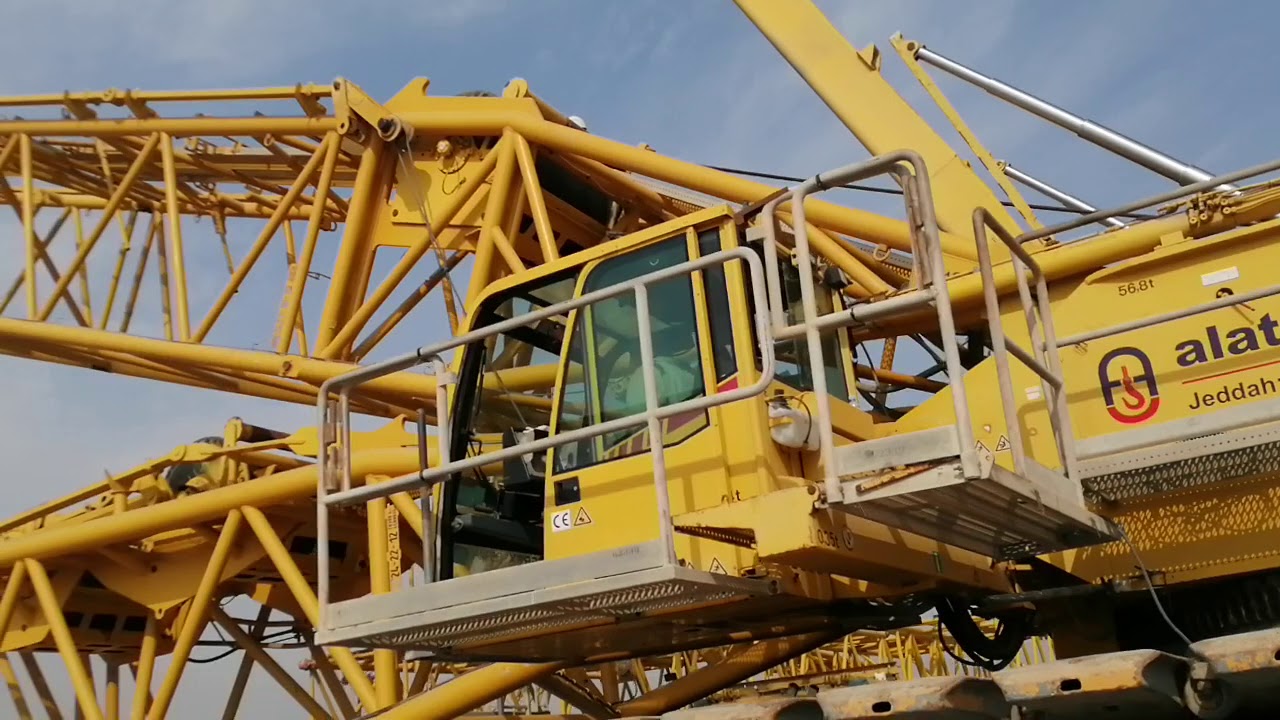 Pull out H1 wire rope of CC2800-1 crawler crane