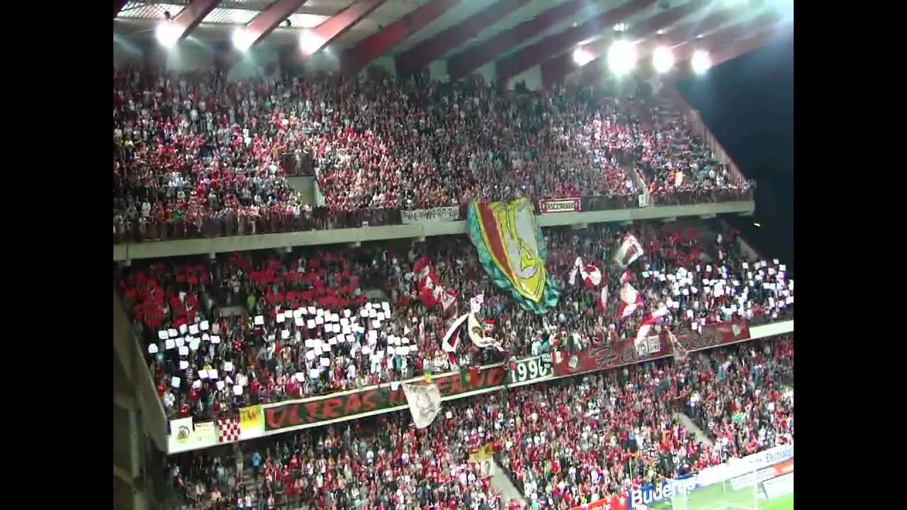 RSCL- Charleroi 22.09.10 tifo Ultras Inferno