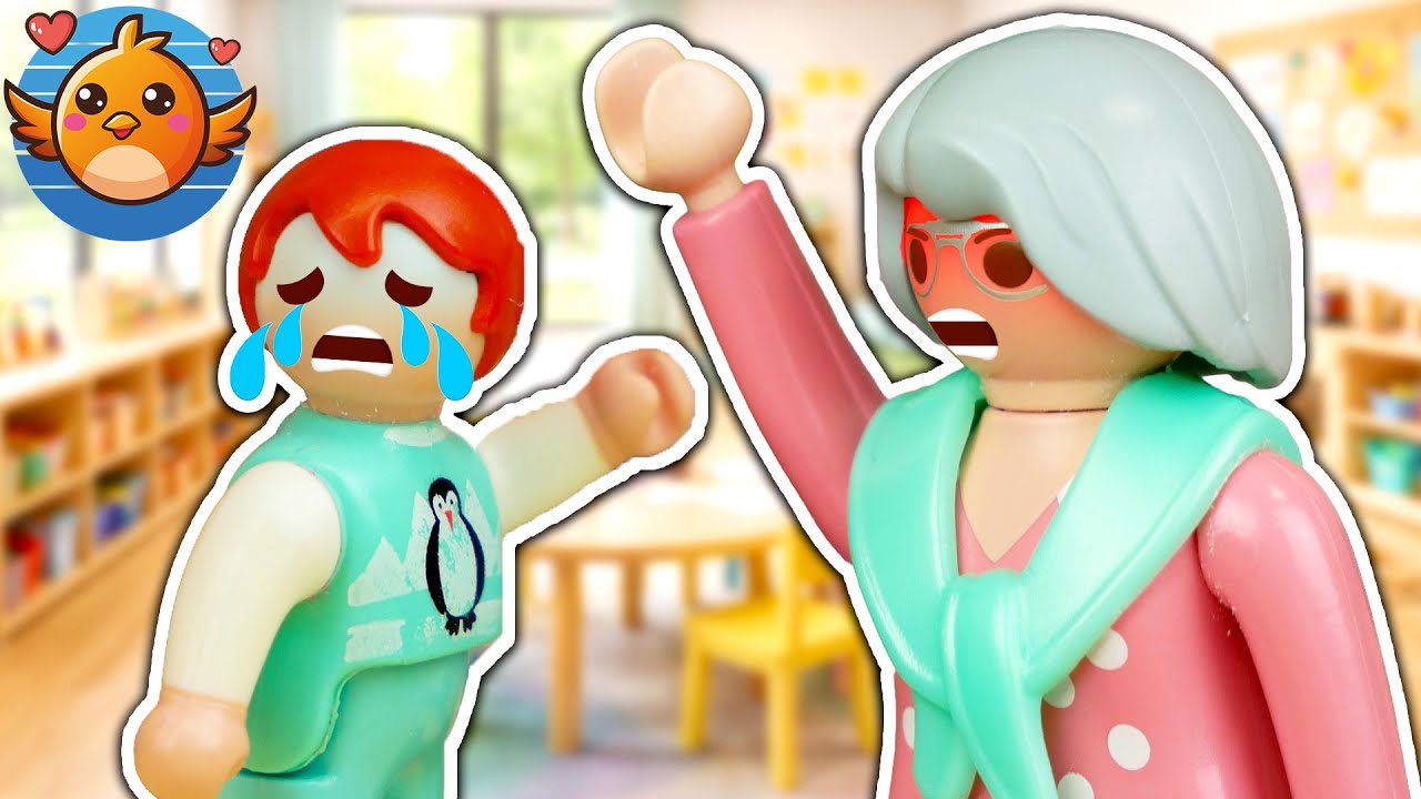 OMA ist BÖSE in der KITA?! Emma übertreibt | Familie Vogel | Playmobil Film Deutsch