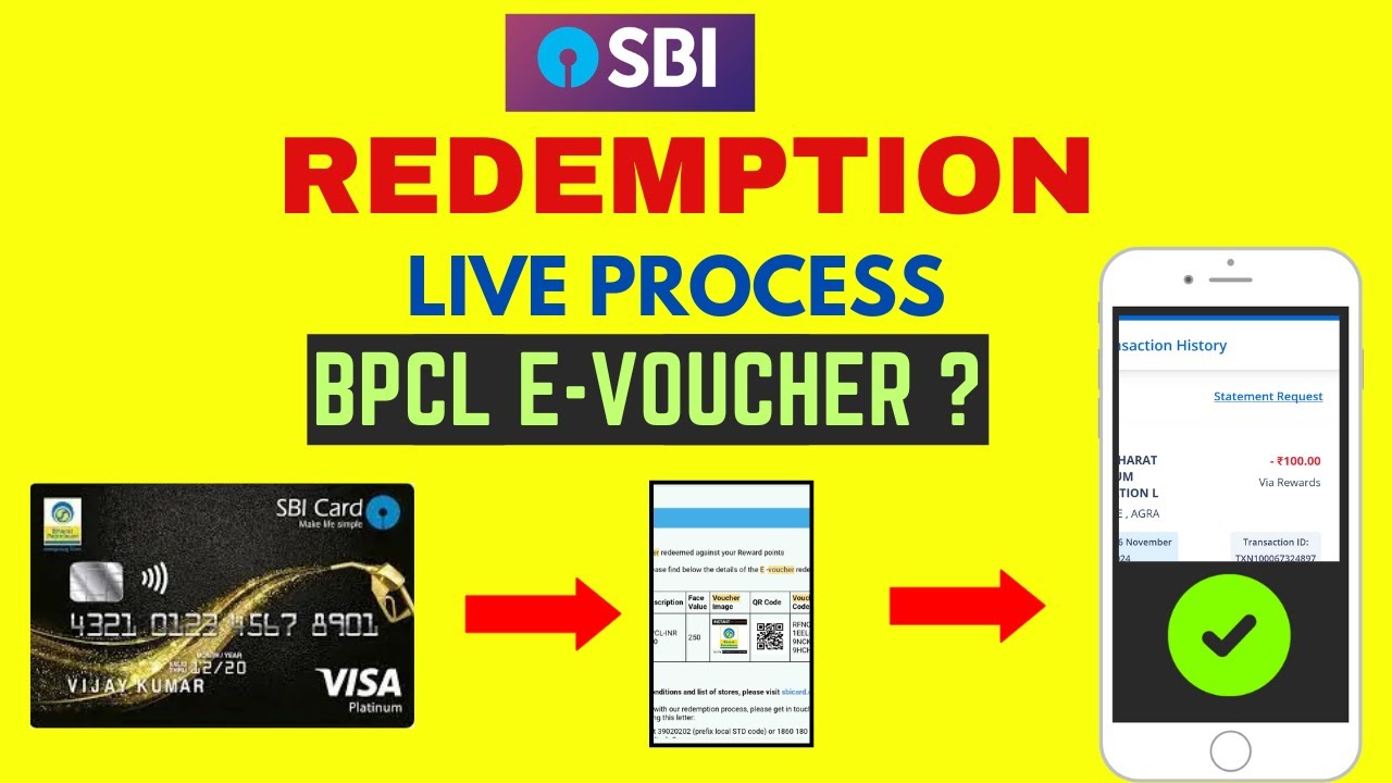 SBI BPCL Fuel E-Voucher redeem process 2025! BPCL Smart drive fuel voucher Redeem Process!