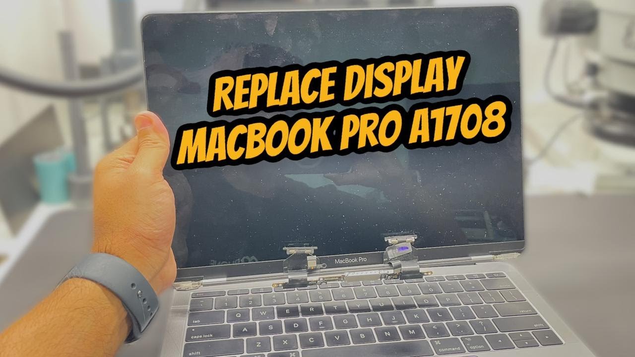 How to REPLACE Display/Screen MACBOOK PRO A1708 / A1706 - COMO DESMONTAR MACBOOK PRO A1706 / A1708