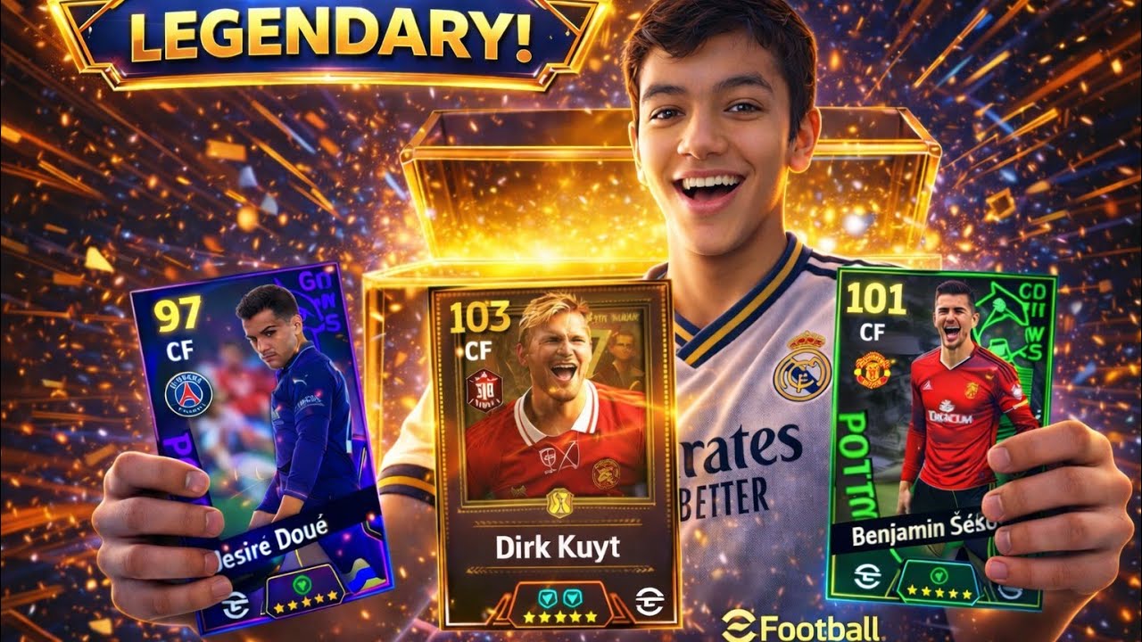 تفجير باك ديرك كويت وباك نجوم الاسبوع ودوري أبطال 👌/eFootboll 2026
