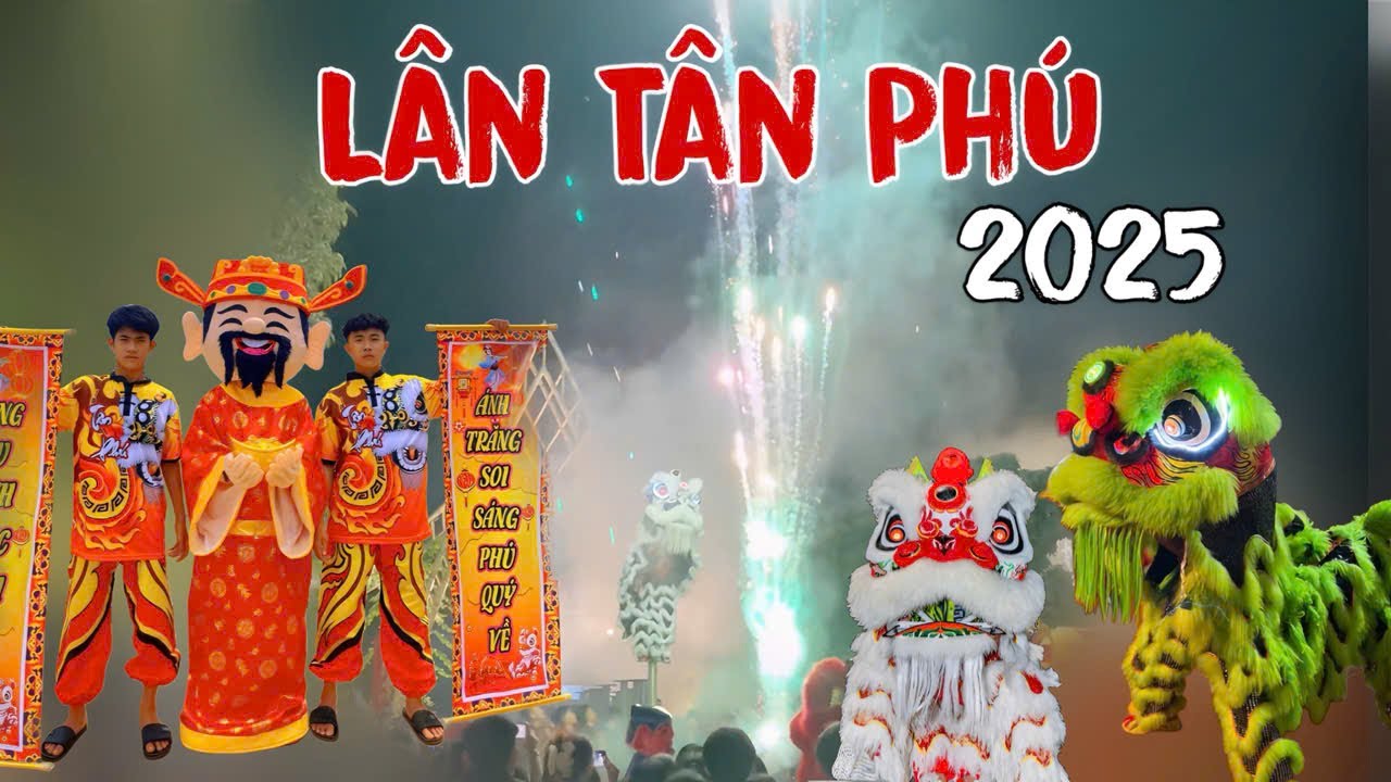 TƯNG BỪNG XEM LÂN TÂN PHÚ MÚA LÂN TRUNG THU 2025 TẠI LÀNG MÂY VÂN HÒA | PHÚ YÊN CHANNEL