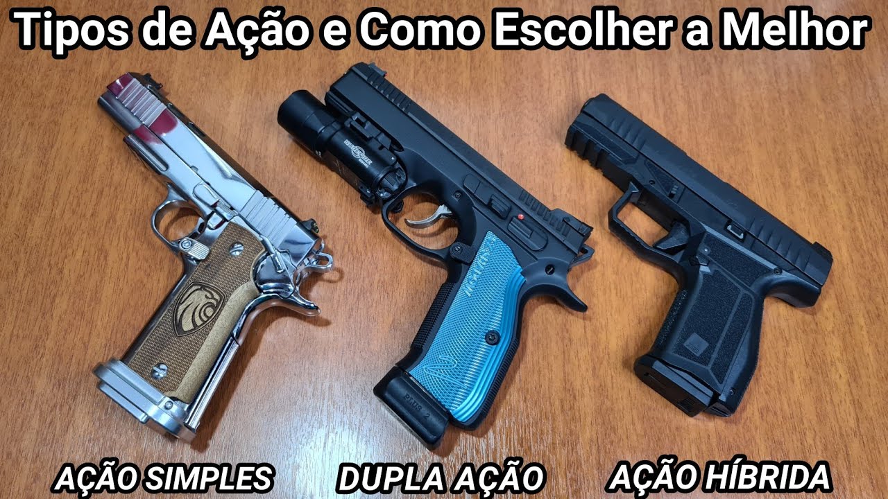Ação Simples vs Híbrida x Dupla Ação, Qual a melhor para Porte? A Mais Rápida pra Defesa e Esporte?