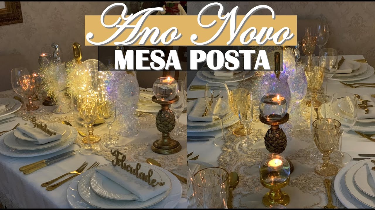MESA POSTA PARA ANO NOVO | RÉVEILLON